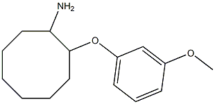 2-(3-methoxyphenoxy)cyclooctanamine Structure