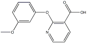 2-(3-methoxyphenoxy)nicotinic acid,,结构式