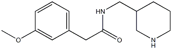 2-(3-methoxyphenyl)-N-(piperidin-3-ylmethyl)acetamide|