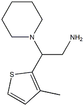 2-(3-methylthien-2-yl)-2-piperidin-1-ylethanamine Struktur