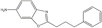 2-(3-phenylpropyl)-1,3-benzoxazol-6-amine Struktur