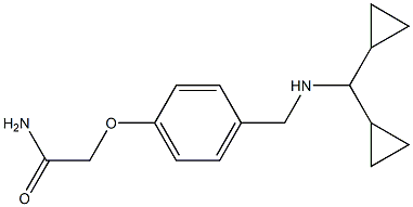 2-(4-{[(dicyclopropylmethyl)amino]methyl}phenoxy)acetamide