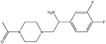 2-(4-acetylpiperazin-1-yl)-1-(3,4-difluorophenyl)ethanamine