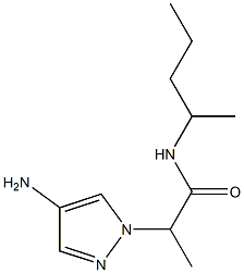 2-(4-amino-1H-pyrazol-1-yl)-N-(pentan-2-yl)propanamide