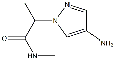 2-(4-amino-1H-pyrazol-1-yl)-N-methylpropanamide