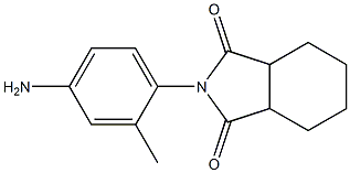 2-(4-amino-2-methylphenyl)hexahydro-1H-isoindole-1,3(2H)-dione 结构式