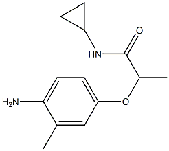 2-(4-amino-3-methylphenoxy)-N-cyclopropylpropanamide