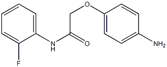 2-(4-aminophenoxy)-N-(2-fluorophenyl)acetamide Structure