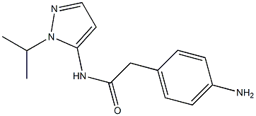 2-(4-aminophenyl)-N-[1-(propan-2-yl)-1H-pyrazol-5-yl]acetamide