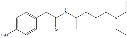 2-(4-aminophenyl)-N-[5-(diethylamino)pentan-2-yl]acetamide|