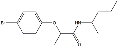 2-(4-bromophenoxy)-N-(pentan-2-yl)propanamide