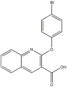 2-(4-bromophenoxy)quinoline-3-carboxylic acid