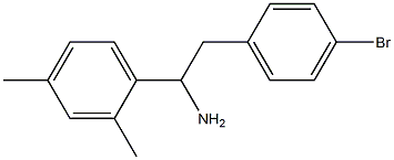 2-(4-bromophenyl)-1-(2,4-dimethylphenyl)ethan-1-amine|