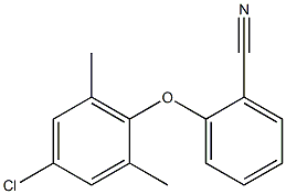 2-(4-chloro-2,6-dimethylphenoxy)benzonitrile,,结构式