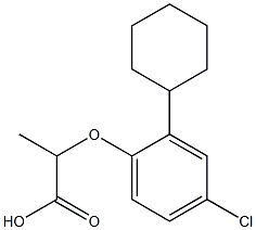 2-(4-chloro-2-cyclohexylphenoxy)propanoic acid