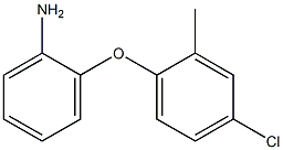 2-(4-chloro-2-methylphenoxy)aniline 结构式