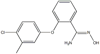  2-(4-chloro-3-methylphenoxy)-N'-hydroxybenzene-1-carboximidamide