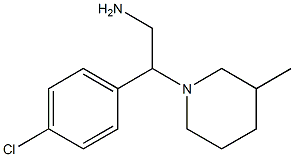 2-(4-chlorophenyl)-2-(3-methylpiperidin-1-yl)ethanamine