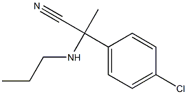 2-(4-chlorophenyl)-2-(propylamino)propanenitrile|