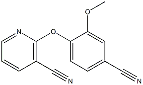 2-(4-cyano-2-methoxyphenoxy)nicotinonitrile|