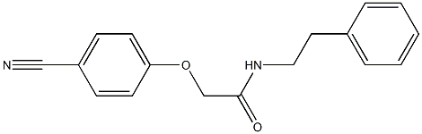  2-(4-cyanophenoxy)-N-(2-phenylethyl)acetamide