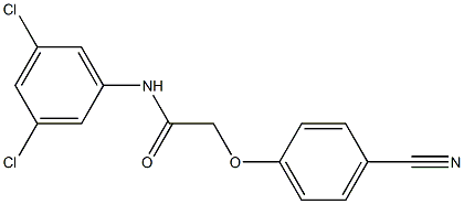  2-(4-cyanophenoxy)-N-(3,5-dichlorophenyl)acetamide
