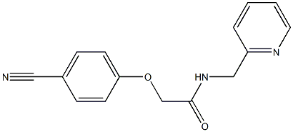  2-(4-cyanophenoxy)-N-(pyridin-2-ylmethyl)acetamide