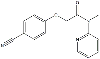2-(4-cyanophenoxy)-N-methyl-N-(pyridin-2-yl)acetamide