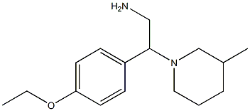 2-(4-ethoxyphenyl)-2-(3-methylpiperidin-1-yl)ethanamine Structure