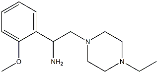 2-(4-ethylpiperazin-1-yl)-1-(2-methoxyphenyl)ethanamine Structure