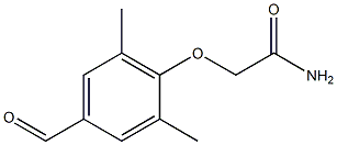 2-(4-formyl-2,6-dimethylphenoxy)acetamide Structure