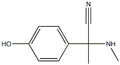  2-(4-hydroxyphenyl)-2-(methylamino)propanenitrile