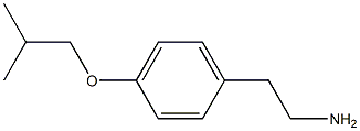 2-(4-isobutoxyphenyl)ethanamine Struktur