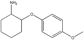 2-(4-methoxyphenoxy)cyclohexan-1-amine Struktur