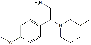 2-(4-methoxyphenyl)-2-(3-methylpiperidin-1-yl)ethanamine