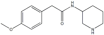  2-(4-methoxyphenyl)-N-(piperidin-3-yl)acetamide