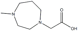 2-(4-methyl-1,4-diazepan-1-yl)acetic acid,,结构式