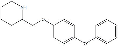 2-(4-phenoxyphenoxymethyl)piperidine Structure