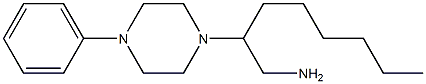 2-(4-phenylpiperazin-1-yl)octan-1-amine,,结构式