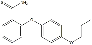 2-(4-propoxyphenoxy)benzene-1-carbothioamide Structure