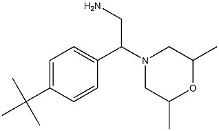 2-(4-tert-Butyl-phenyl)-2-(2,6-dimethyl-morpholin-4-yl)-ethylamine 结构式