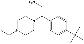 2-(4-tert-butylphenyl)-2-(4-ethylpiperazin-1-yl)ethan-1-amine Structure