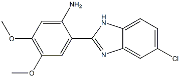 2-(5-chloro-1H-1,3-benzodiazol-2-yl)-4,5-dimethoxyaniline|