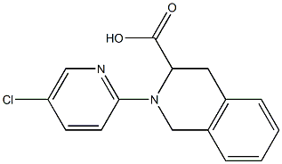 2-(5-chloropyridin-2-yl)-1,2,3,4-tetrahydroisoquinoline-3-carboxylic acid Structure