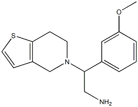 2-(6,7-dihydrothieno[3,2-c]pyridin-5(4H)-yl)-2-(3-methoxyphenyl)ethanamine