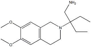  2-(6,7-dimethoxy-3,4-dihydroisoquinolin-2(1H)-yl)-2-ethylbutan-1-amine