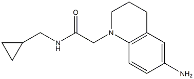 2-(6-amino-1,2,3,4-tetrahydroquinolin-1-yl)-N-(cyclopropylmethyl)acetamide Structure