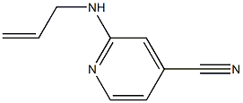 2-(allylamino)isonicotinonitrile 化学構造式