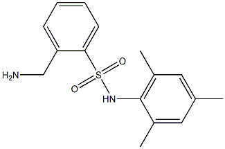 2-(aminomethyl)-N-(2,4,6-trimethylphenyl)benzene-1-sulfonamide