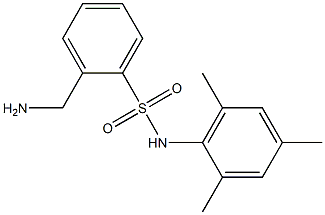 2-(aminomethyl)-N-(2,4,6-trimethylphenyl)benzene-1-sulfonamide Structure